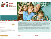 Tablet Screenshot of nieuwgezin.info